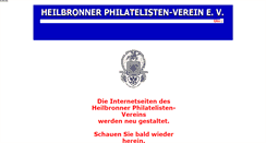 Desktop Screenshot of heilbronner-philatelisten-verein.de